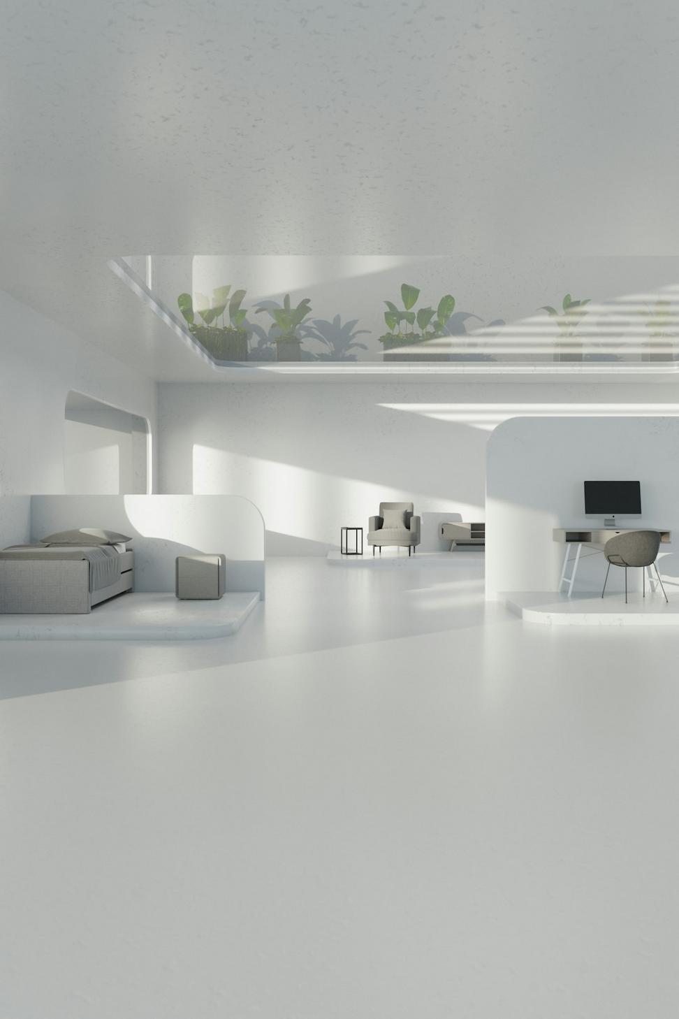 Interior view